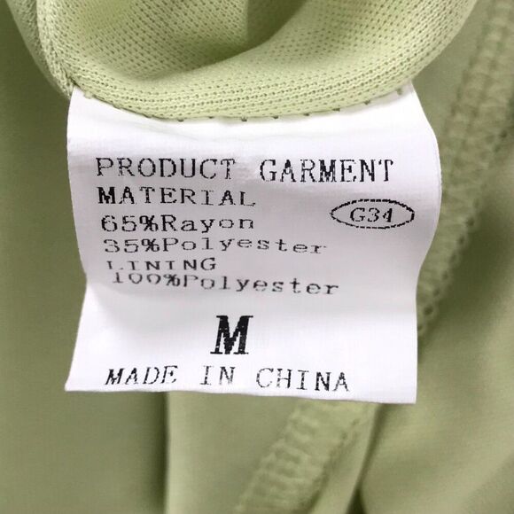 Vintage Green Boho Fairycore Cottagecore Beachy Tiered Ruffle Maxi Skirt / M - Picture 6 of 6